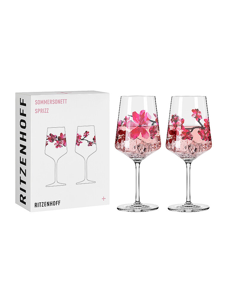 Juego de 2 copas de aperitivo SOMMERSONETT SPRITZ #11 y #12 Ana Vasconcelos rosa