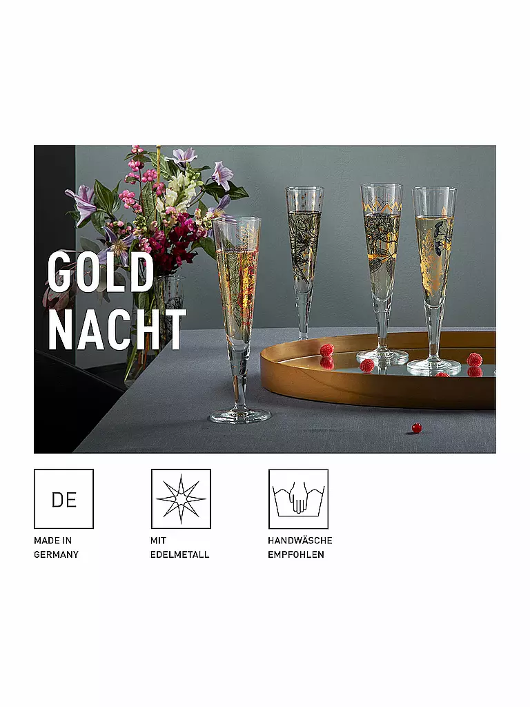 RITZENHOFF | Copa de champán Goldnacht Champus #30 Lisa Hofgärtner 2023 | Oro