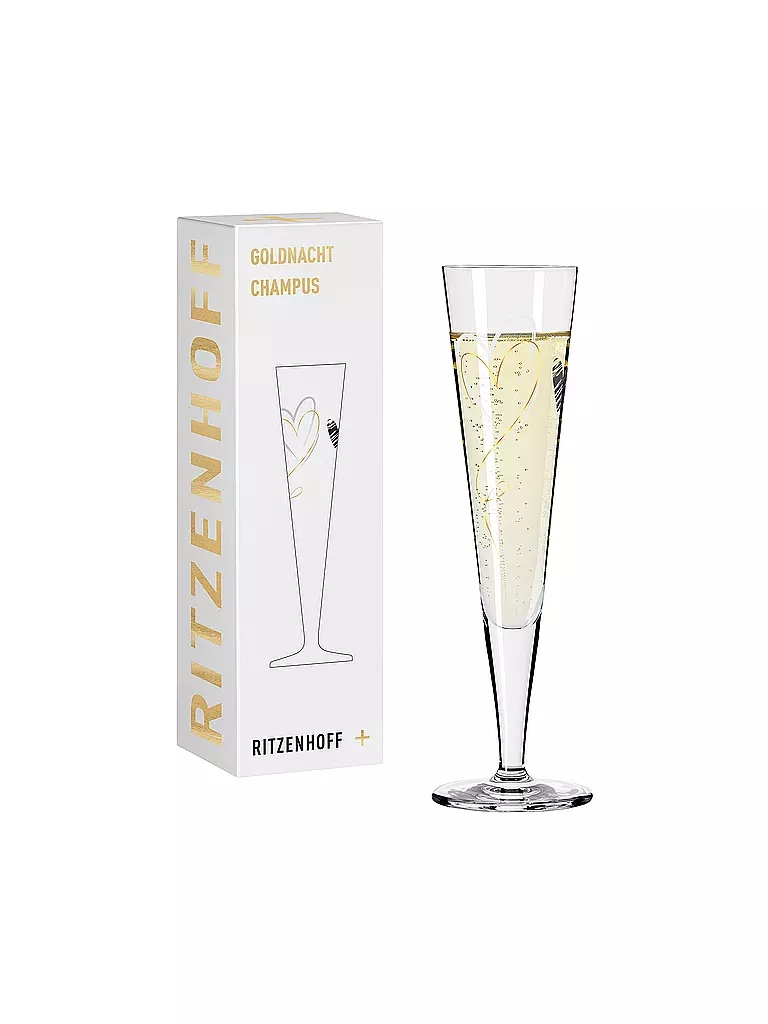 RITZENHOFF | Copa de champán Goldnacht Champus #35 Christine Kordes 2023 | Oro