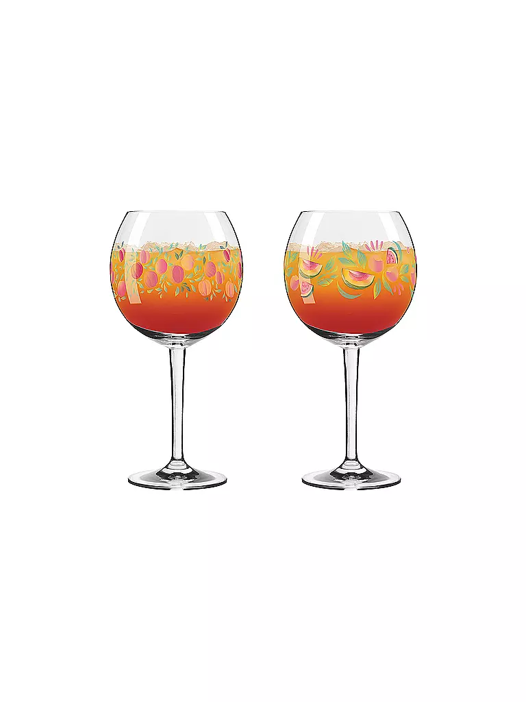 RITZENHOFF | Juego de 2 copas de aperitivo SUMMER BREEZE F25 Naranja | orange
