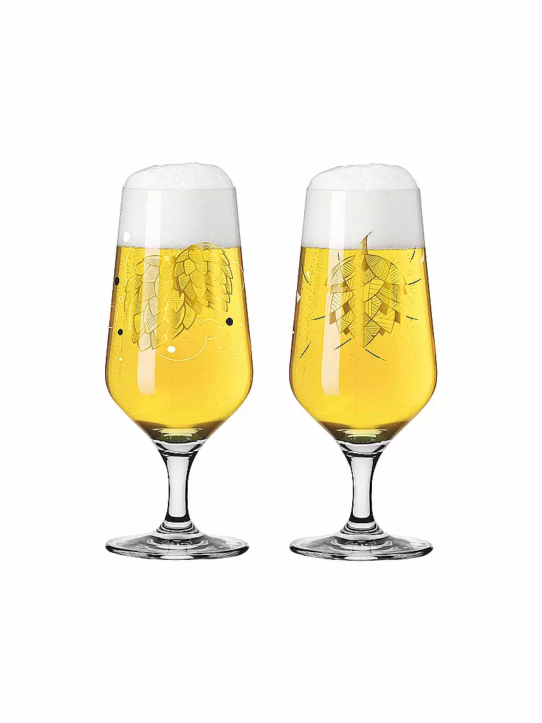 RITZENHOFF | Juego de 2 vasos de cerveza Brauchzeit Andreas Preis 2022 | Multicolor