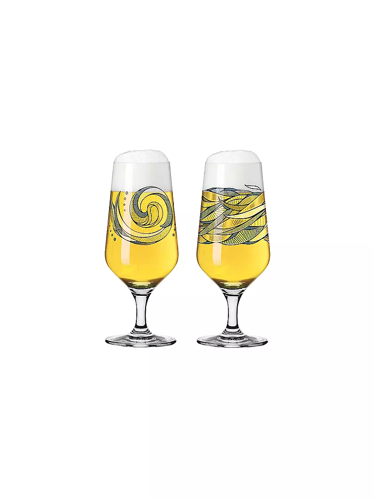 RITZENHOFF | Juego de 2 vasos de cerveza Brauchzeit Andreas Preis 2022 | Multicolor