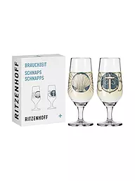 RITZENHOFF | Juego de 2 vasos de chupito BRAUCHZEIT #1 y #2 Philip Harris 2023 | Multicolor