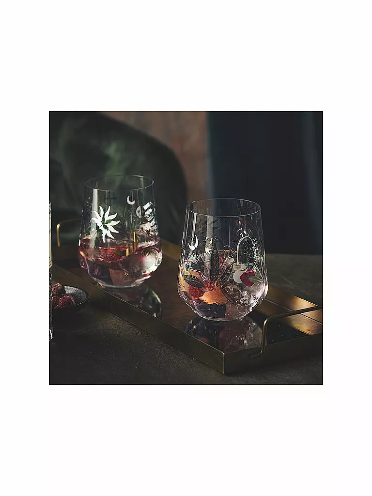 RITZENHOFF | Juego de 2 vasos de Gin BOTANIC GLAMOUR #7 #8 Good Wives | 
