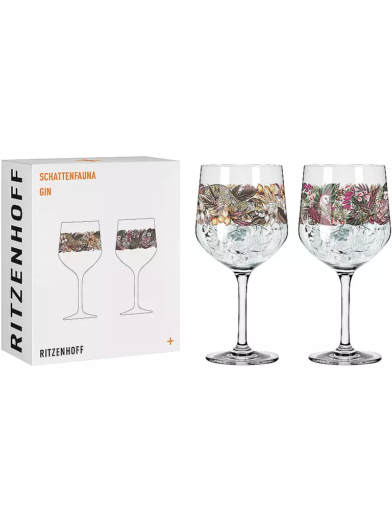 RITZENHOFF | Schattenfauna Juego de 2 copas de gin Maggie Enterrios 2021 | bunt