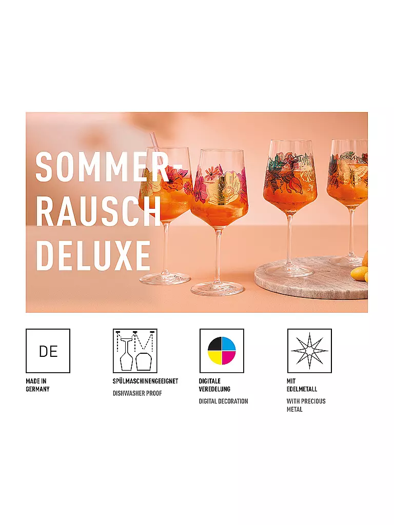 RITZENHOFF | Set de 2 copas de aperitivo SET-SOMMERRAUSCH DELUX #21 #22 Kay | 