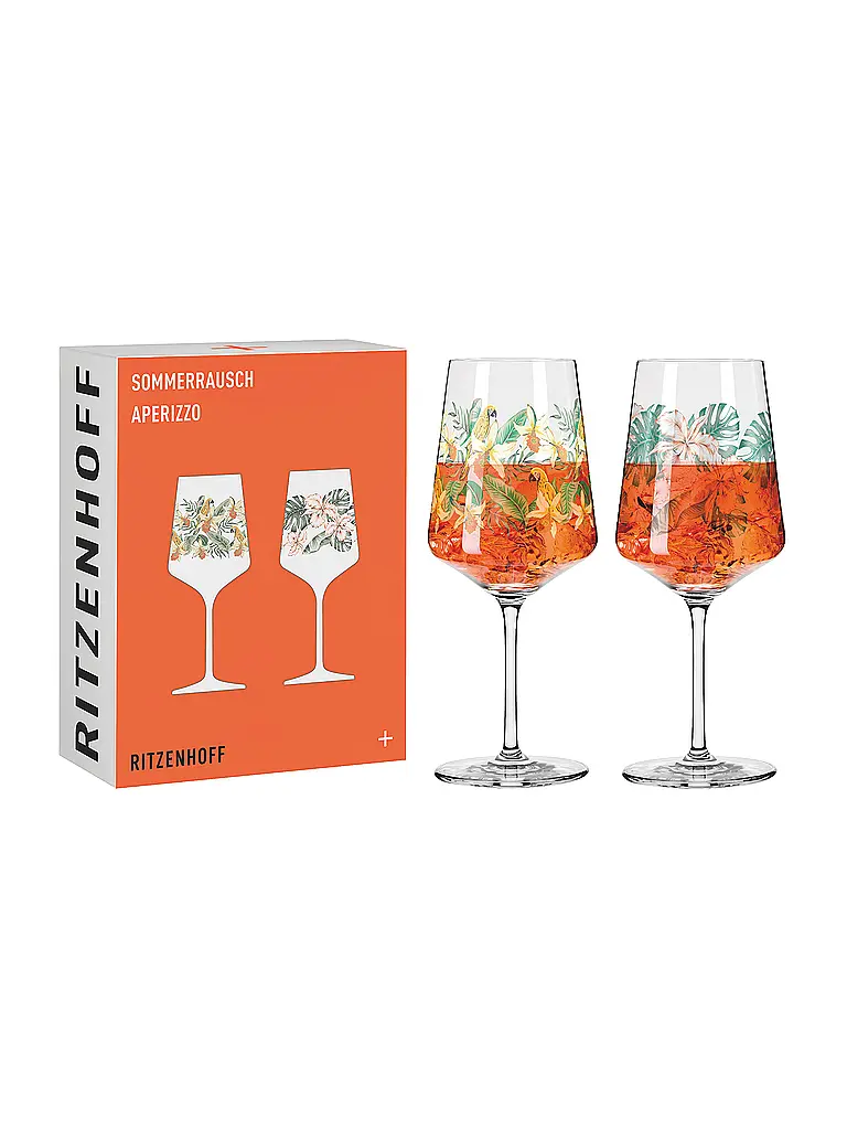 RITZENHOFF | Set de 2 copas de aperitivo SOMMERRAUSCH APERIZZO Naranja | 