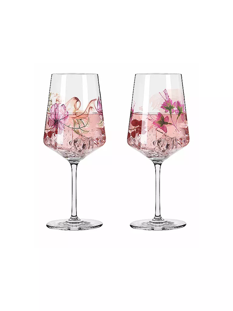 RITZENHOFF | Set de 2 copas de aperitivo Sommersonett Doro von Rüden/Sonja Eikler 2022 | rosa