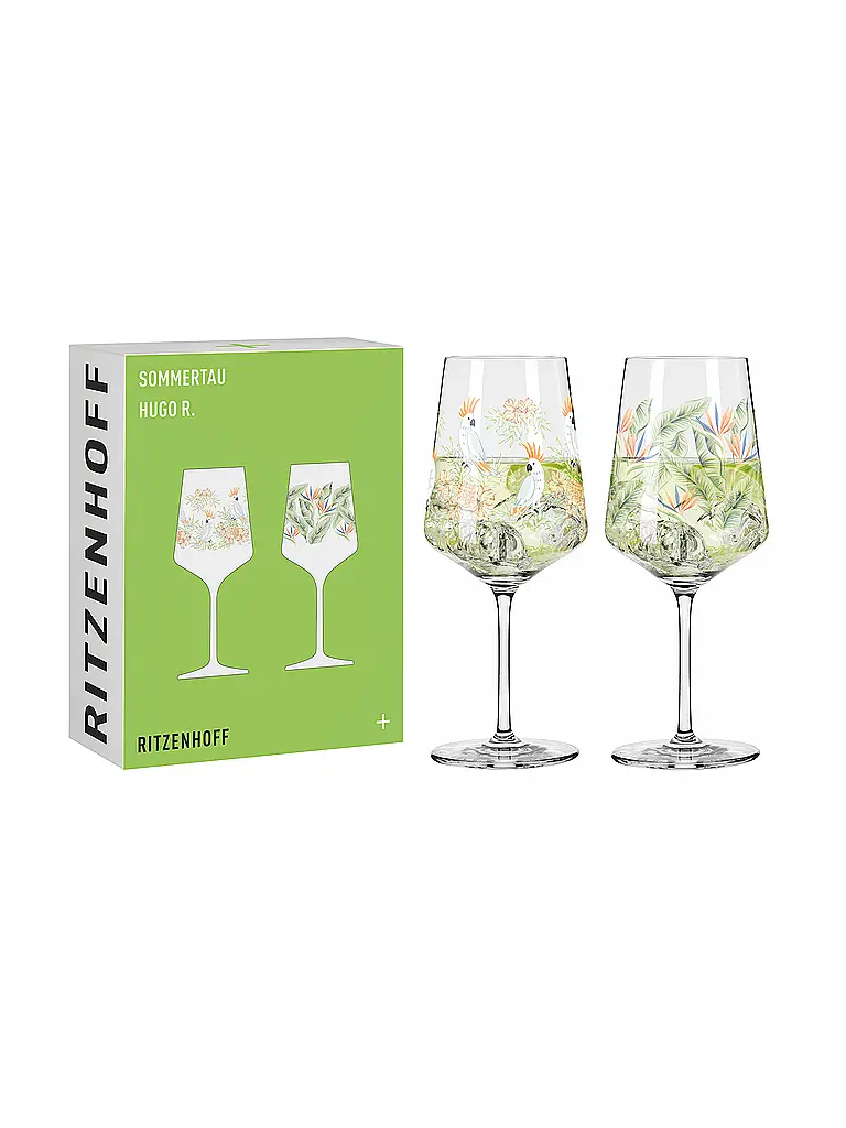 RITZENHOFF | Set de 2 copas de aperitivo SOMMERTAU HUGO Verde | 
