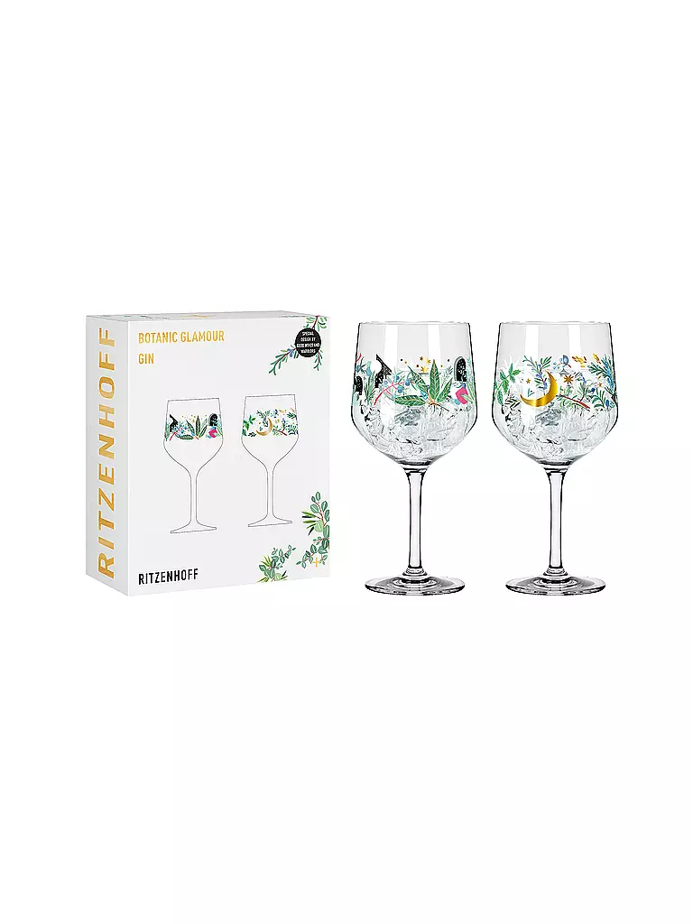 RITZENHOFF | Set de 2 copas de gin BOTANIC GLAMOUR #7 #8 Good Wives | bunt