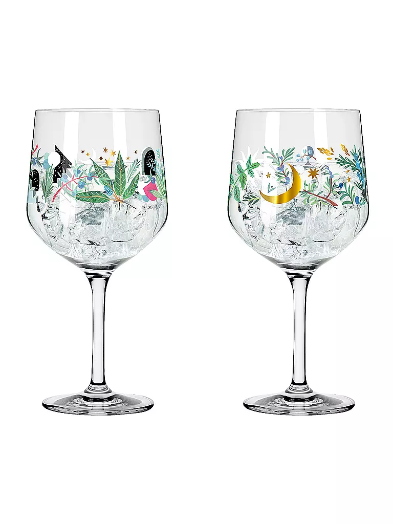 RITZENHOFF | Set de 2 copas de gin BOTANIC GLAMOUR #7 #8 Good Wives | bunt