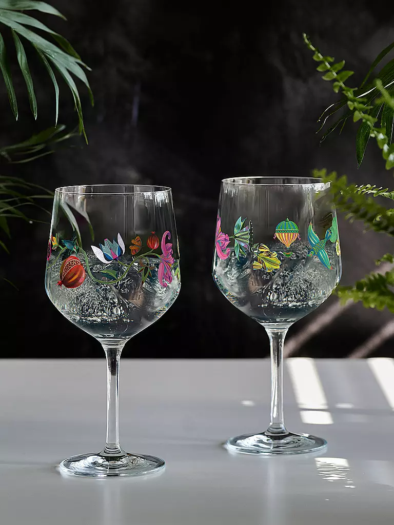 RITZENHOFF | Set de 2 vasos de ginebra BOTANIC LIGHTS #9 #10 Olaf Hajek 2024 | 