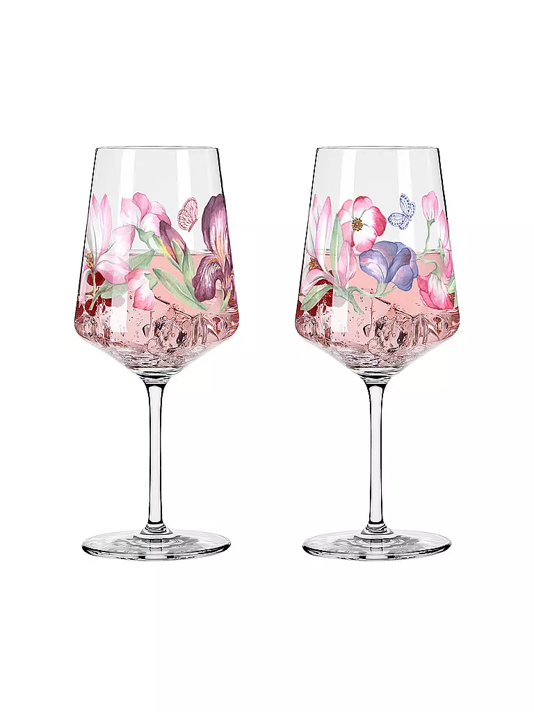 RITZENHOFF | Sommersonett Juego de 2 copas de aperitivo #15 #16 días 2024 | rosa