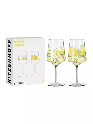 RITZENHOFF | Sommertau Juego de 2 copas de aperitivo #19 #20 Kordes ,Vasco 2024 | Amarillo