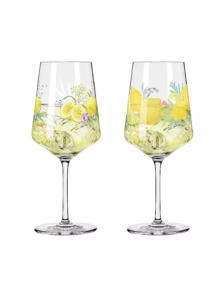 RITZENHOFF | Sommertau Juego de 2 copas de aperitivo #19 #20 Kordes ,Vasco 2024 | gelb