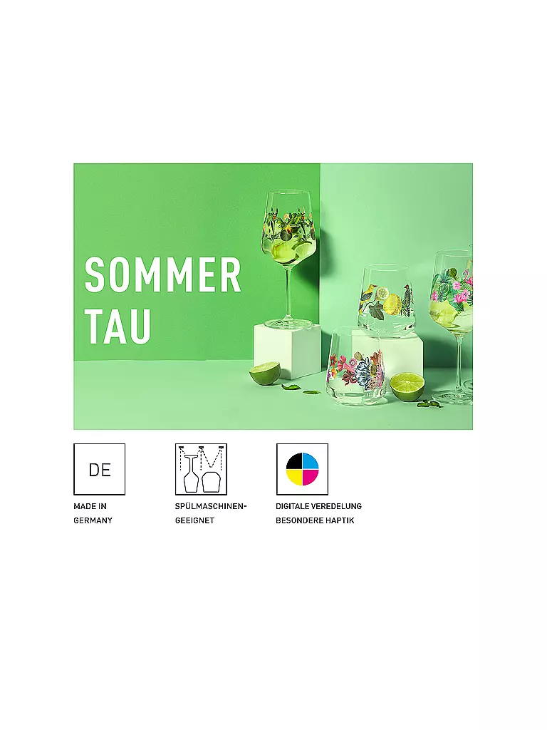 RITZENHOFF | Sommertau Juego de 2 copas de aperitivo #5 #6 Olaf Hajek 2024 | 