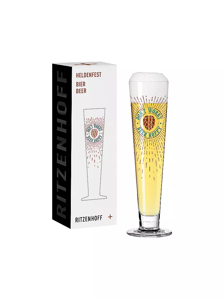 RITZENHOFF | Vaso de cerveza Heldenfest 2022 #12 Rebecca Buss | Multicolor