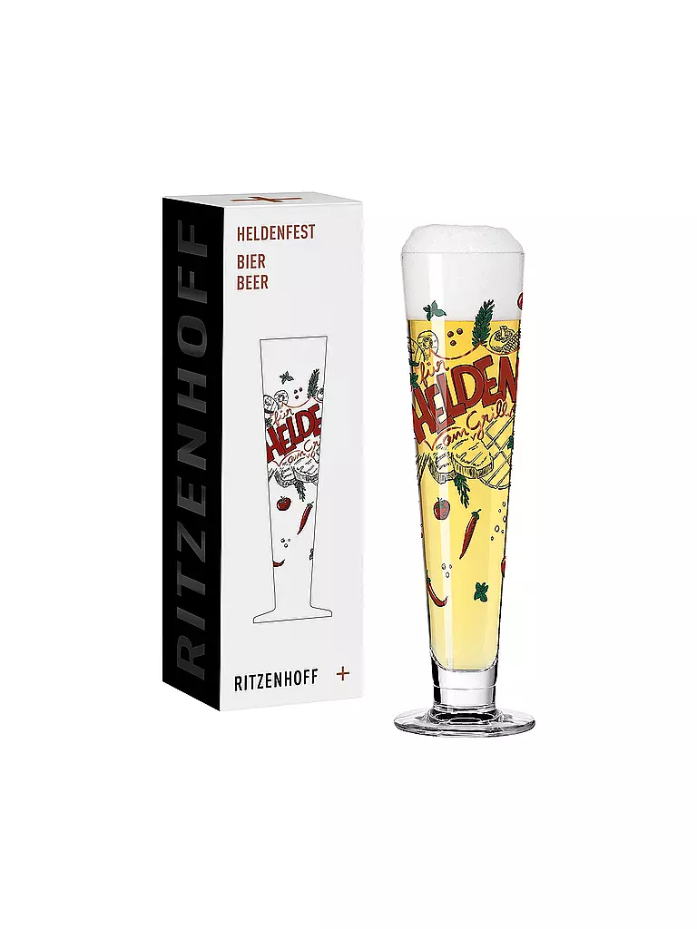 RITZENHOFF | Vaso de cerveza Heldenfest 2022 #13 Henrike Stein | Multicolor