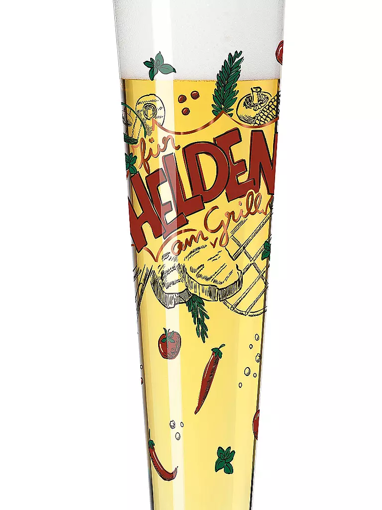 RITZENHOFF | Vaso de cerveza Heldenfest 2022 #13 Henrike Stein | Multicolor