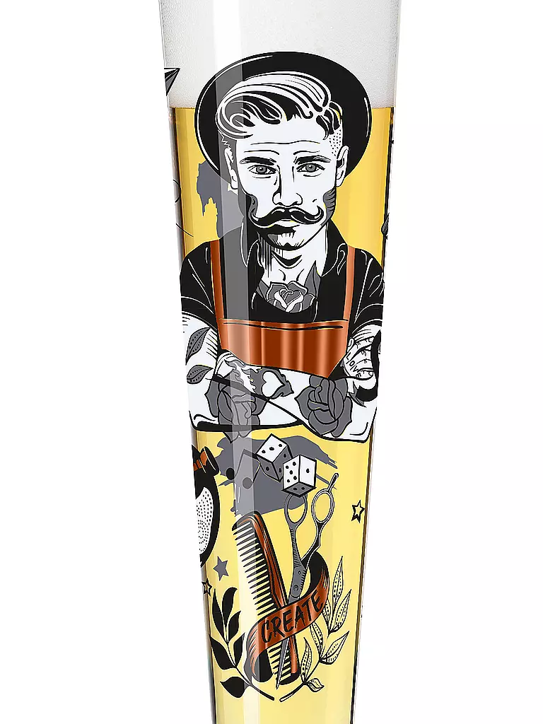 RITZENHOFF | Vaso de cerveza Heldenfest 2022 #9 Werner Bohr | Multicolor