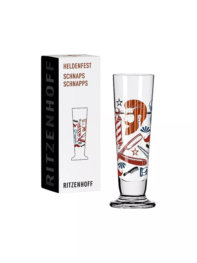 RITZENHOFF | Vaso de chupito Heldenfest 2022 #11 Rebecca Buss | bunt