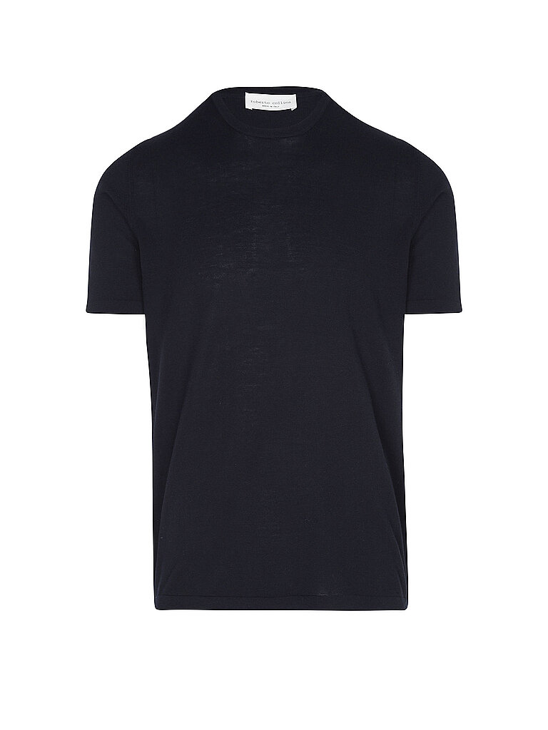 Roberto Collina Camiseta azul oscuro