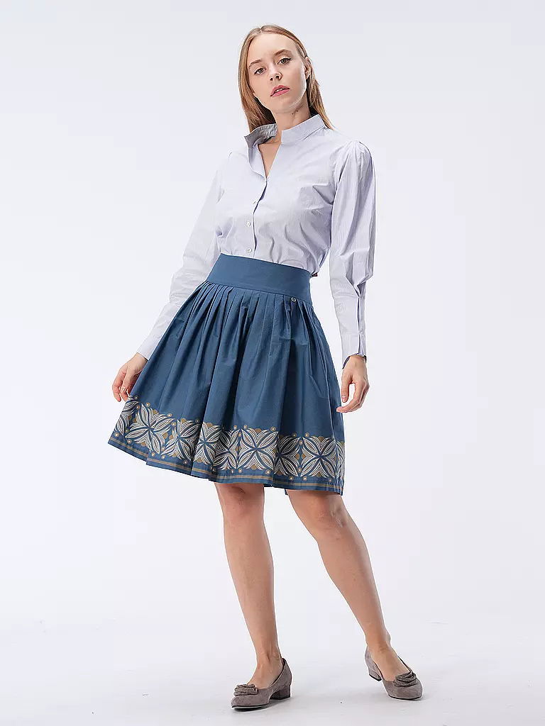 ROCKMACHERIN | Falda tradicional - Falda plisada KALO | Azul