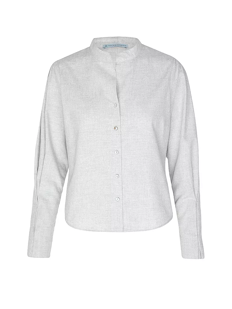 ROCKMACHERIN | Trachtenbluse NORA  | Gris claro