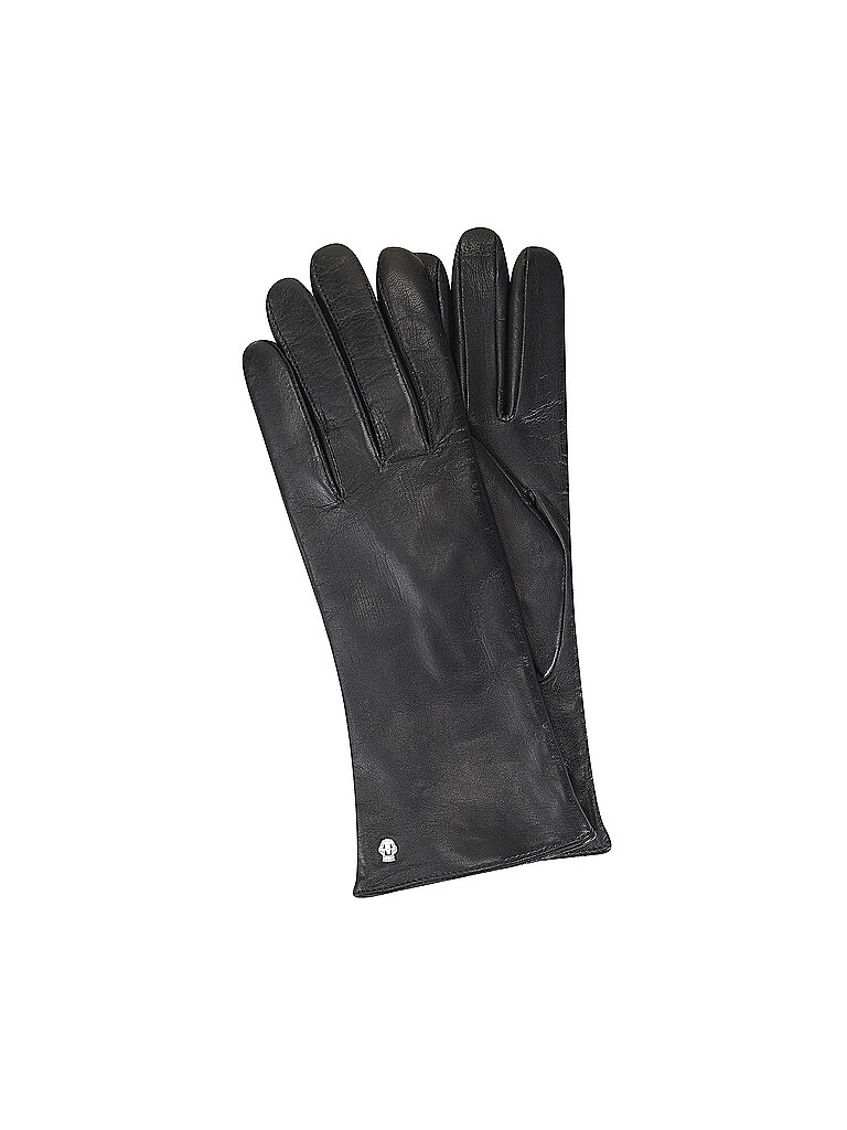 Guantes de cuero azul oscuro 6,5