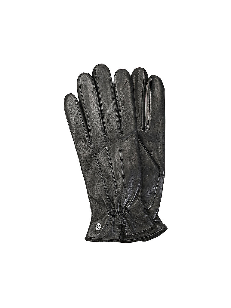 Roeckl Guantes de cuero negro 6,5