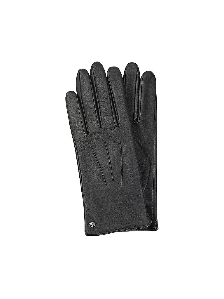 Roeckl Guantes de cuero negro 7