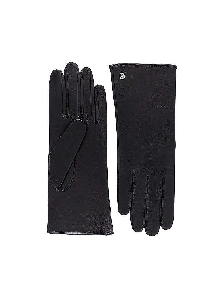 ROECKL Guantes de cuero negro | Mujer | Talla: 7 | 13011-2020