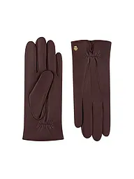 ROECKL | Guantes de cuero | Rojo oscuro