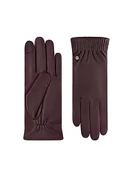 ROECKL | Guantes de cuero | Rojo oscuro