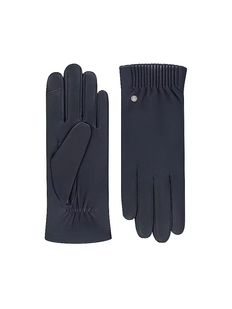 ROECKL | Guantes de cuero | Azul oscuro