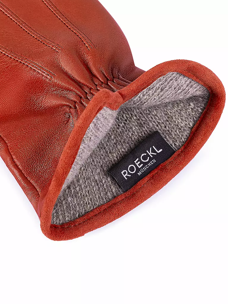 ROECKL | Guantes de cuero | Rojo