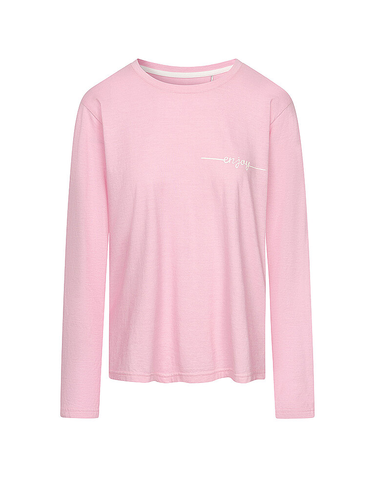 Pijama de manga larga rosa 44