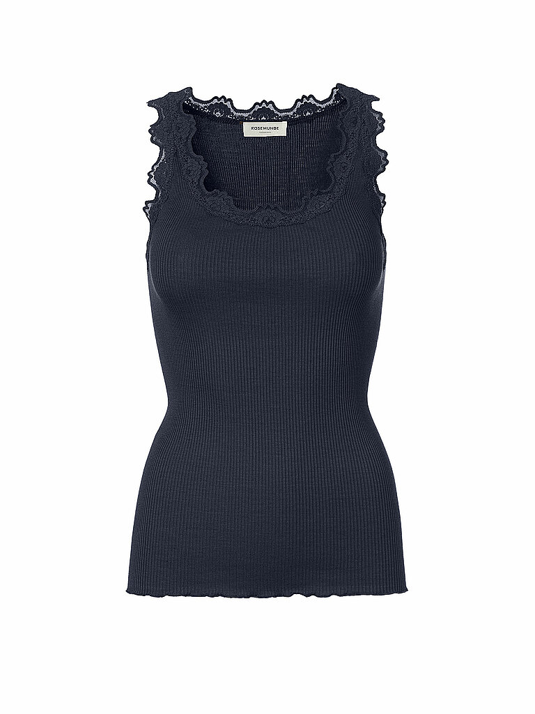 Rosemunde Top azul oscuro S