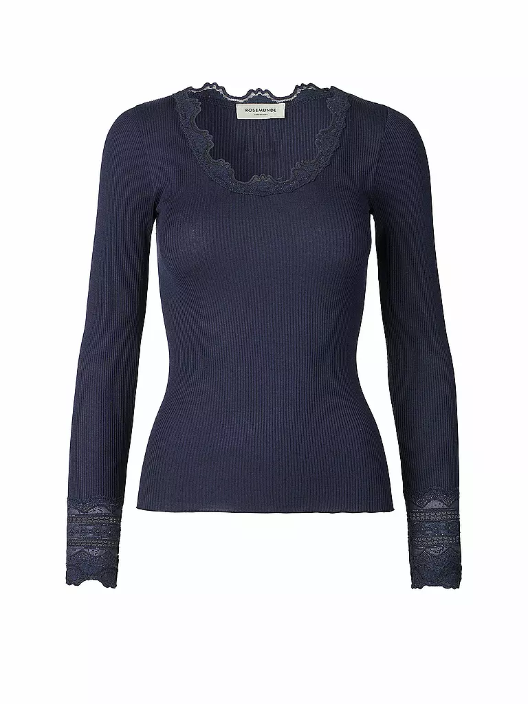 ROSEMUNDE | Camiseta de manga larga | Azul oscuro
