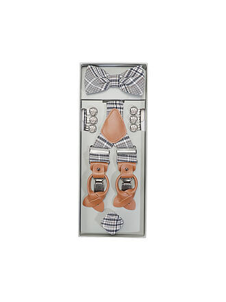 ROY ROBSON | Set de tirantes con pajarita y pañuelo de bolsillo