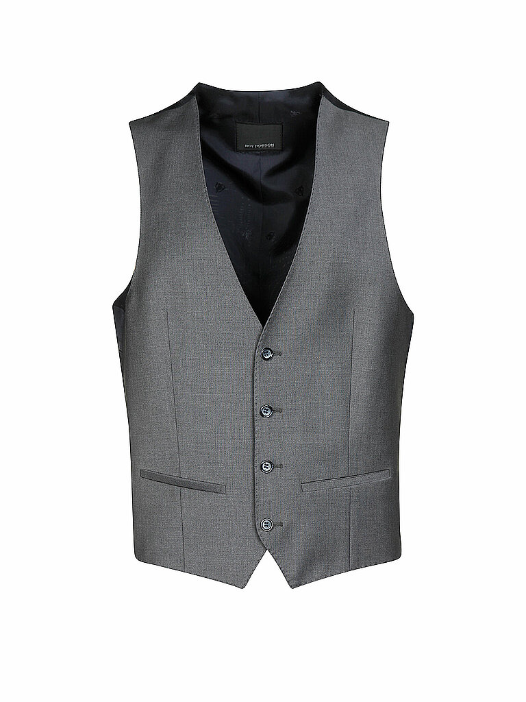 Chaleco de traje Slim Fit gris 54