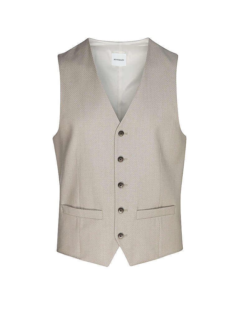 Robson Chaleco de traje beige 26