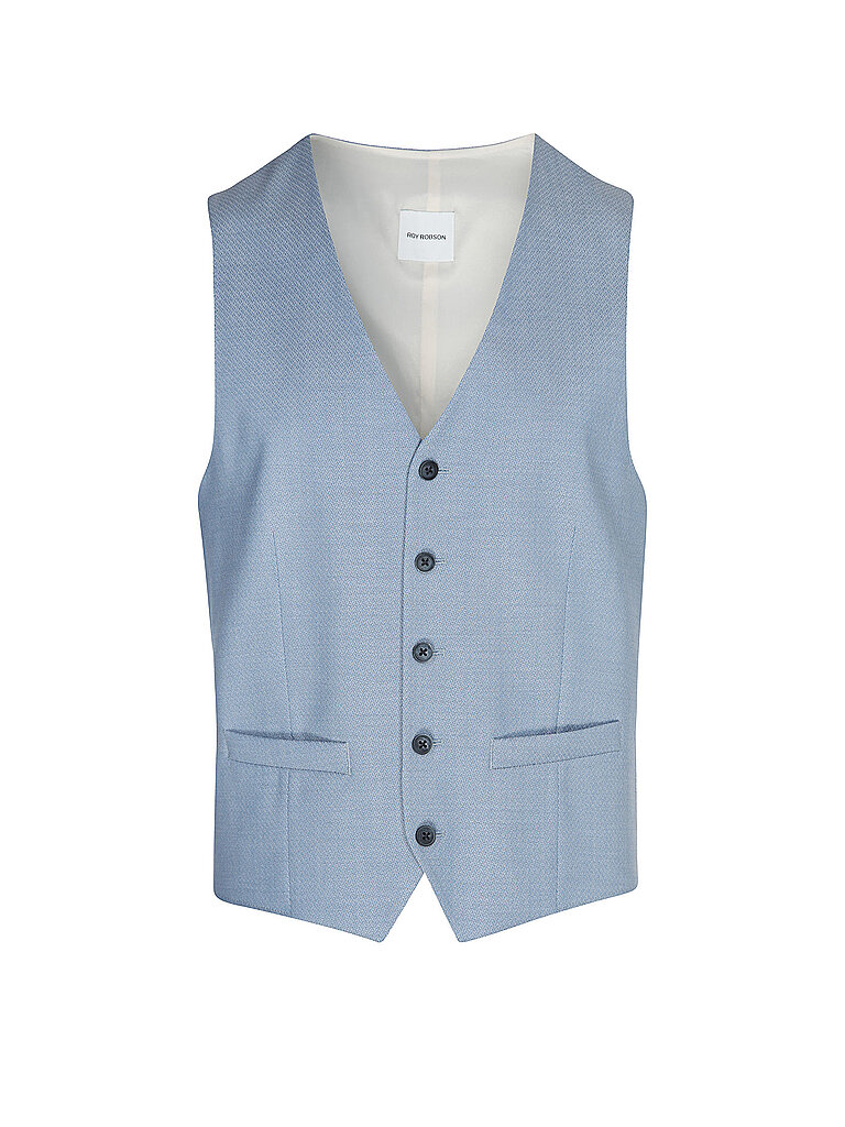 Chaleco de traje azul claro 48