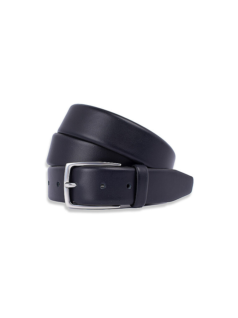 Cinturón de cuero azul oscuro 85
