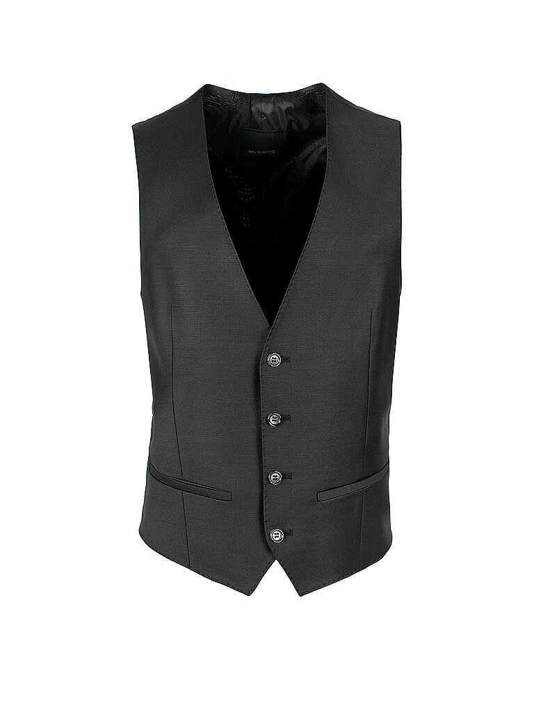 Roy Robson Chaleco de traje Slim Fit negro