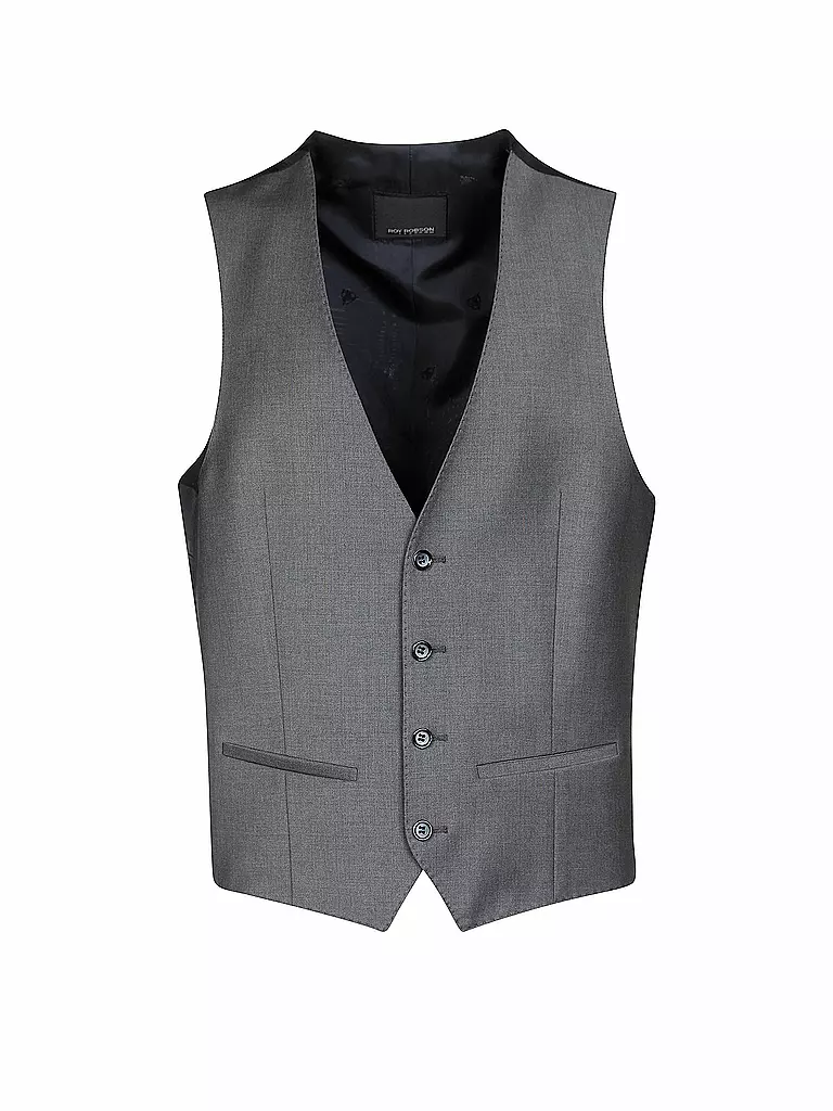 ROY ROBSON | Chaleco de traje Slim Fit | Gris