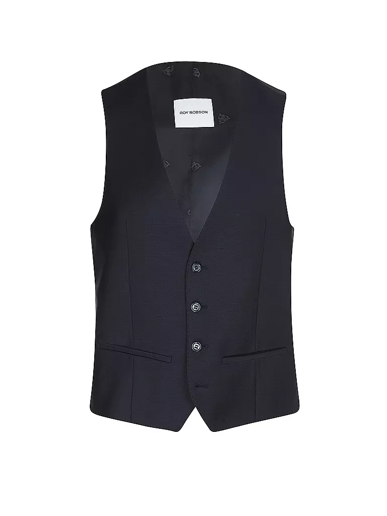 ROY ROBSON | Chaleco de traje Slim Fit | Azul oscuro