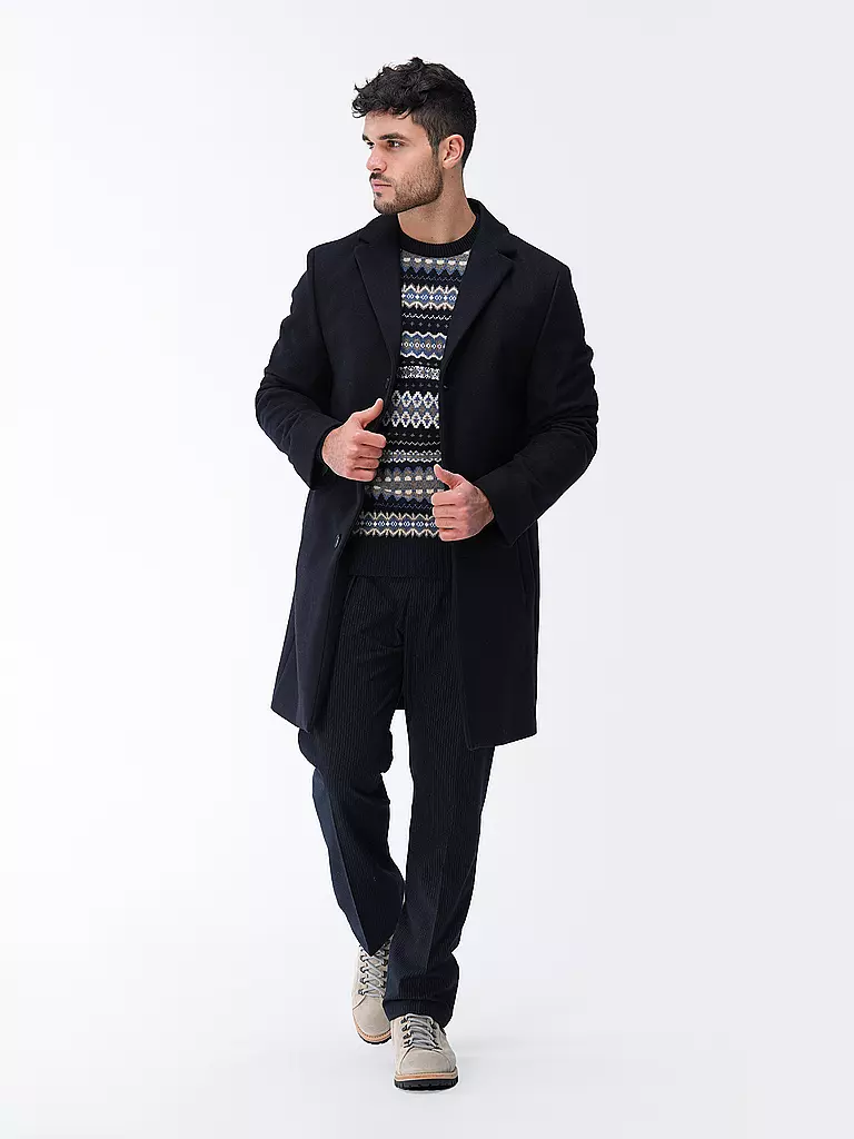 ROY ROBSON | Wollmantel | Azul claro