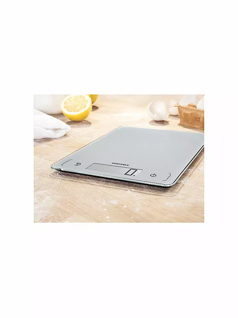 SÖHNLE | Báscula de cocina digital Page Comfort 300 Slim 10kg | Plata