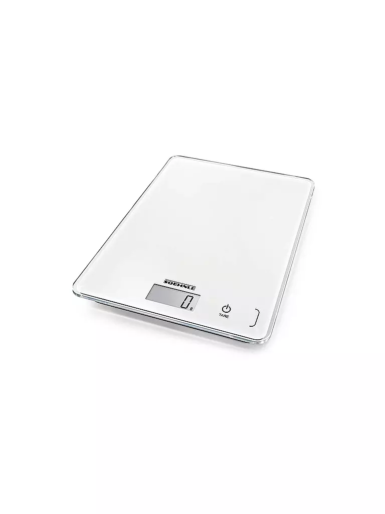 SÖHNLE | Báscula de cocina digital Page Compact 300 | Blanco